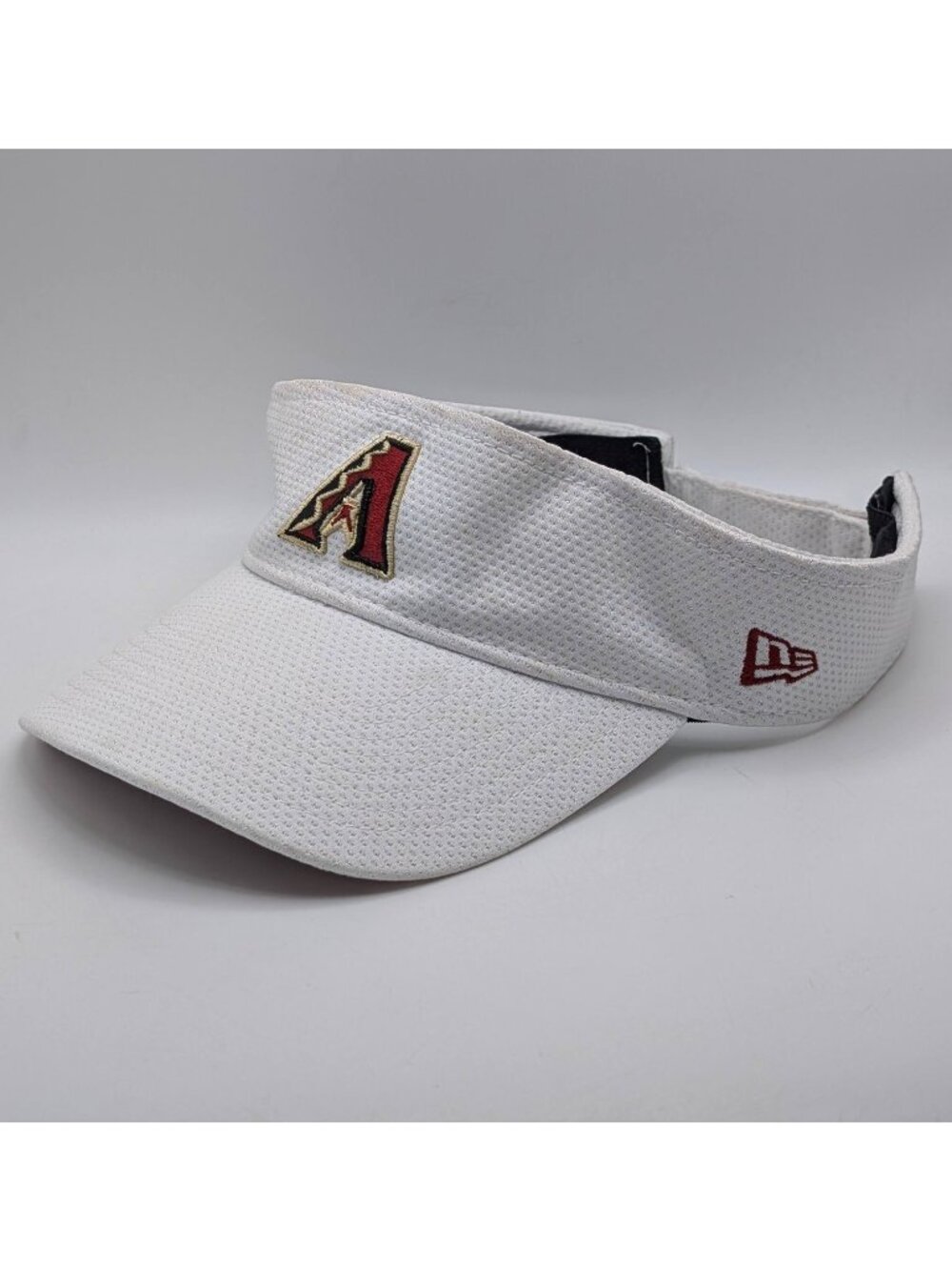 Arizona Diamondbacks Strap Back Visor Hat White MLB Baseball New Era Womens